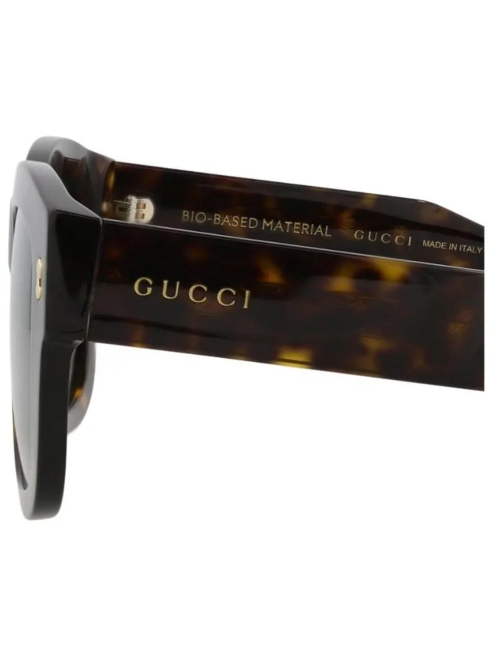 New Gucci Mens Square/Rectangle Havana Havana Green Fashion Designer Sunglasses